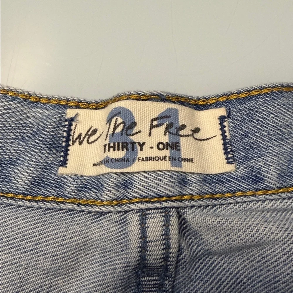 We The Free Relaxed Distressed Denim Shorts